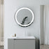 glow 800mm round front lit led mirror, Alessio, Illuminated Bathroom Mirror, Mirrors, Round Mirrors, 1