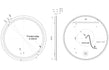 glow 800mm round front lit led mirror, Alessio, Illuminated Bathroom Mirror, Mirrors, Round Mirrors, 4