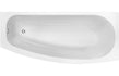 iniga space saving bath 1700x740x560mm lh, Baths, Straight Baths, Alessio, 2