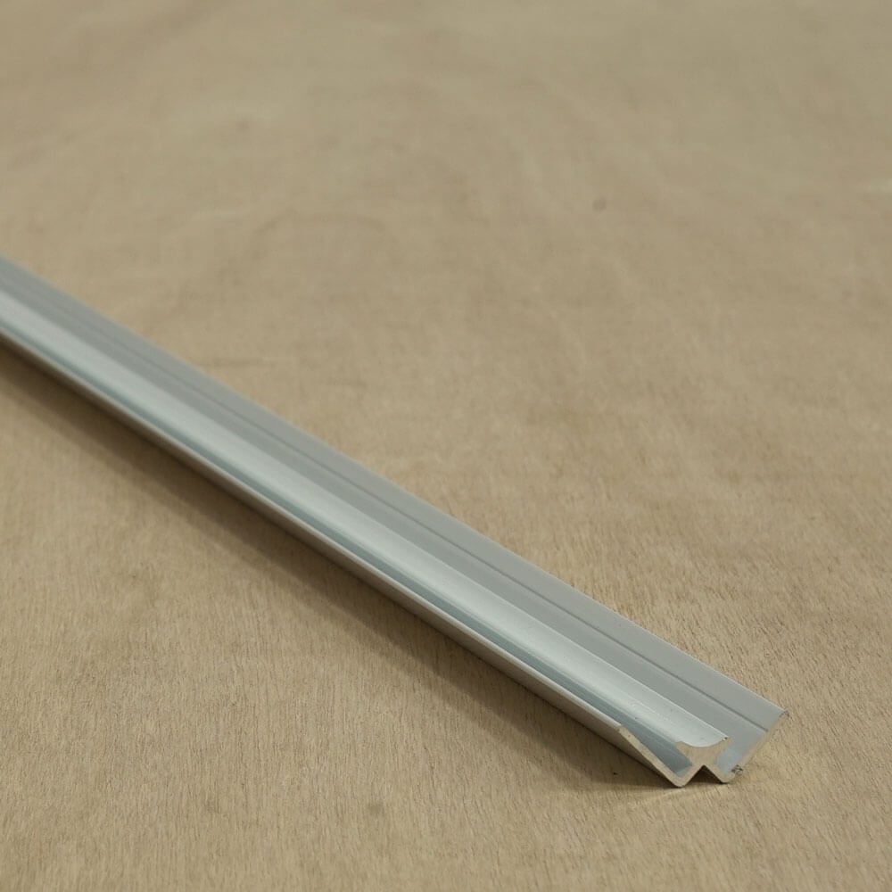 Internal Corner White 2450mm Length Aluminium Profile - bathandtile