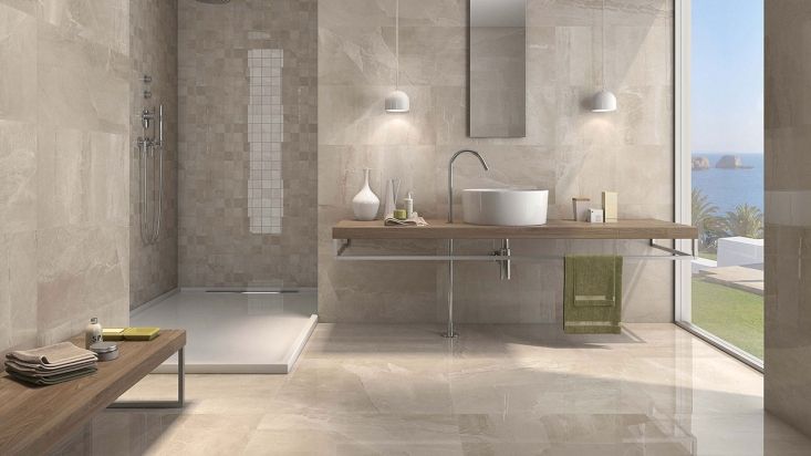 Kashmir Hueso Rec/Matt 300x600mm Tiles - bathandtile