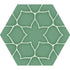 activ kerala aqua hexagon tiles 330x285mm, Floor Tiles, Patterned Tiles, Porcelain Tiles, Wall Tiles, Green Tiles, 2