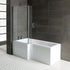 l shape single end bath only 1700x700 850x410mm lh, Baths, Shower Baths, Alessio, 1