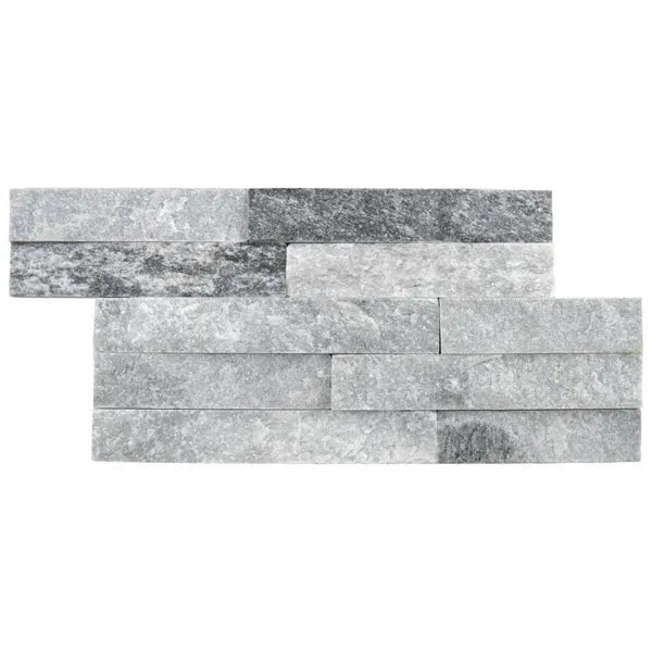 Ledgestone Sparkle Ice Grey 150x300mm Tiles - bathandtile