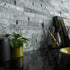 ledgestone sparkle ice grey 150x300mm tiles, Decor Tiles, Porcelain Tiles, Split Face Tiles, Wall Tiles, Grey Tiles, 1