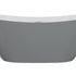 leola freestanding bath 1700x780x690mm grey, Baths, Free Standing Baths, Alessio, 4