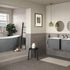 leola freestanding bath 1700x780x690mm grey, Baths, Free Standing Baths, Alessio, 6