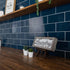 liso marino gloss 100x200mm tiles, Ceramic Tiles, Metro  Tiles, Wall Tiles, Blue Tiles, 3