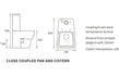 Lorenzo Close Coupled WC & Soft Close Toilet Seat - bathandtile
