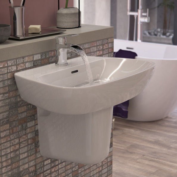 Lorenzo Wall Hung Basin And Close Coupled Toilet Set - bathandtile