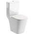 Luca Rimless Close Coupled Short Projection Open Back WC & Soft Close Seat - bathandtile