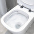 Luca Rimless Close Coupled Short Projection Open Back WC & Soft Close Seat - bathandtile