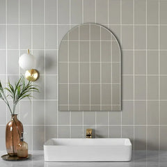 Liso Light Grey Gloss 100x200mm Tiles