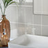 liso light grey gloss 100x200mm tiles, Ceramic Tiles, Metro  Tiles, Wall Tiles, Grey Tiles, 3