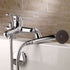 marcell chrome bath filler tap with shower mixer kit, Alessio, Chrome Bath Shower Mixer Taps, Bath Taps, Taps, 5
