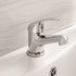 marcell chrome mono basin mixer tap waste, Alessio, Chrome Basin Taps, Taps, 2