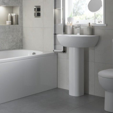 Marco Back To Wall Cloakroom Suite - bathandtile