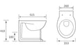 Marco Back To Wall WC & Soft Close Toilet Seat - bathandtile