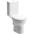 Marco Close Coupled Open Back WC & Soft Close Toilet Seat - bathandtile