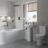 Marco Close Coupled Open Back WC & Soft Close Toilet Seat - bathandtile