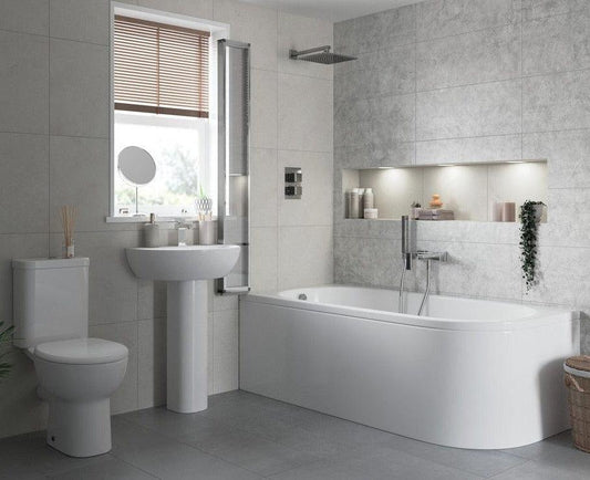 Marco Complete Bathroom Suite 1700mm Left Hand Bath - bathandtile