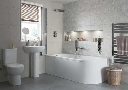 Marco Complete Bathroom Suite 1700mm Left Hand Bath - bathandtile