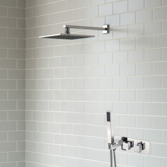 mattia square shower pack twin two outlet handset abs overhead, Alessio, Mixer Showers, Showers, 1