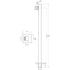 mattia square shower pack twin two outlet handset brass overhead shower, Alessio, Mixer Showers, Shower Valves, Showers, 5