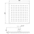 mattia square shower pack twin two outlet handset brass overhead shower, Alessio, Mixer Showers, Shower Valves, Showers, 6