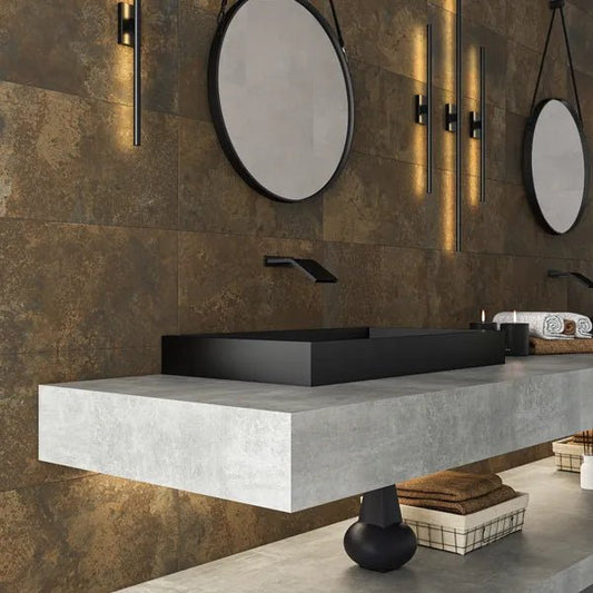 metallique cobre lapato 300x600mm tiles, Floor Tiles, Porcelain Tiles, Wall Tiles, Brown Tiles, 1