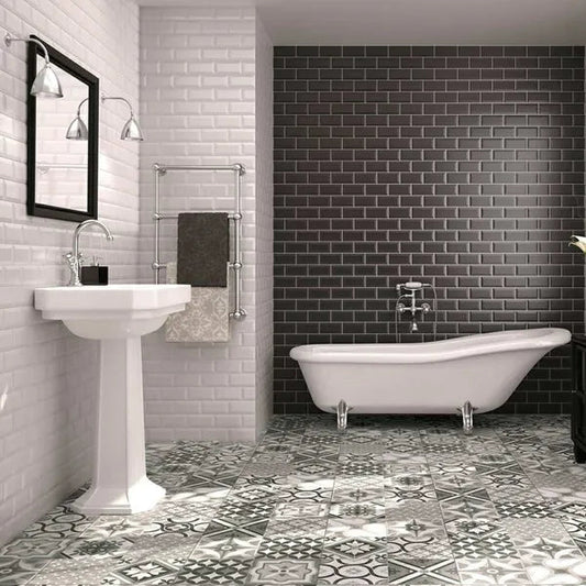 metro black matt 100x200mm tiles, Ceramic Tiles, Metro  Tiles, Wall Tiles, Black Tiles, 1