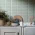 metro sage gloss 100x200mm tiles, Ceramic Tiles, Metro  Tiles, Wall Tiles, Green Tiles, 1