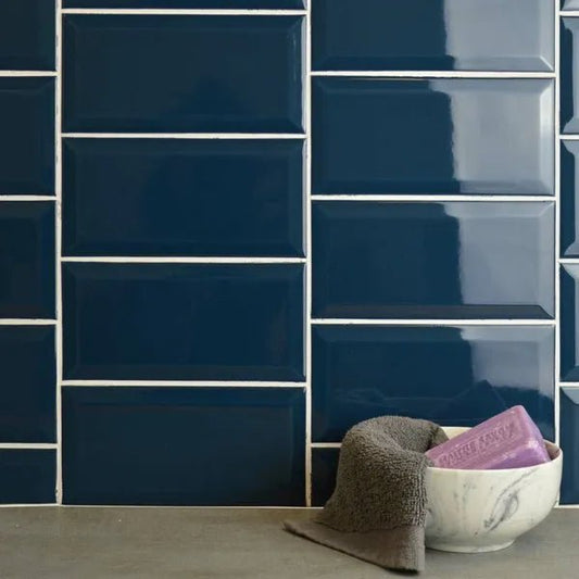 metro marina gloss 100x200mm tiles, Ceramic Tiles, Metro  Tiles, Wall Tiles, Blue Tiles, 1