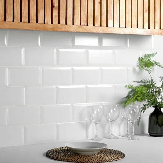 Metro Matt White 100x200mm Tiles - bathandtile