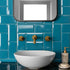 metro teal gloss 100x200mm tiles, Ceramic Tiles, Metro  Tiles, Wall Tiles, Blue Tiles, 1