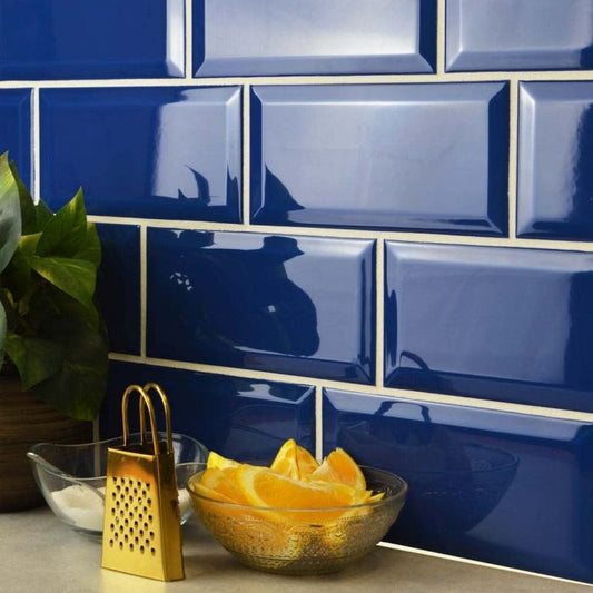 metro tiles zafiro gloss 200x100mm, Ceramic Tiles, Metro  Tiles, Wall Tiles, Blue Tiles, 1