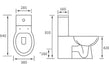 Mia Basin And Close Coupled Toilet Set - bathandtile