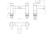 mode chrome bath mixer tap, Alessio, Chrome Bath Taps, Taps, 5