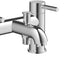 montel chrome bath tap with shower mixer kit, Alessio, Chrome Bath Shower Mixer Taps, Bath Taps, Taps, 5
