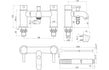 montel chrome bath tap with shower mixer kit, Alessio, Chrome Bath Shower Mixer Taps, Bath Taps, Taps, 6
