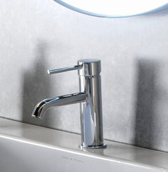 Montel Chrome Cloakroom Basin Mixer Tap & Waste