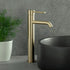 montel mono brushed brass tall basin tap, Alessio, Brushed Brass Basin Taps, Tall Basin Taps, Taps, 3