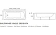natala gripped bath 1700x700x550mm, Baths, Straight Baths, Alessio, 3
