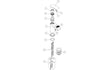 nicci chrome basin mixer tap waste, Alessio, Chrome Basin Taps, Taps, 5