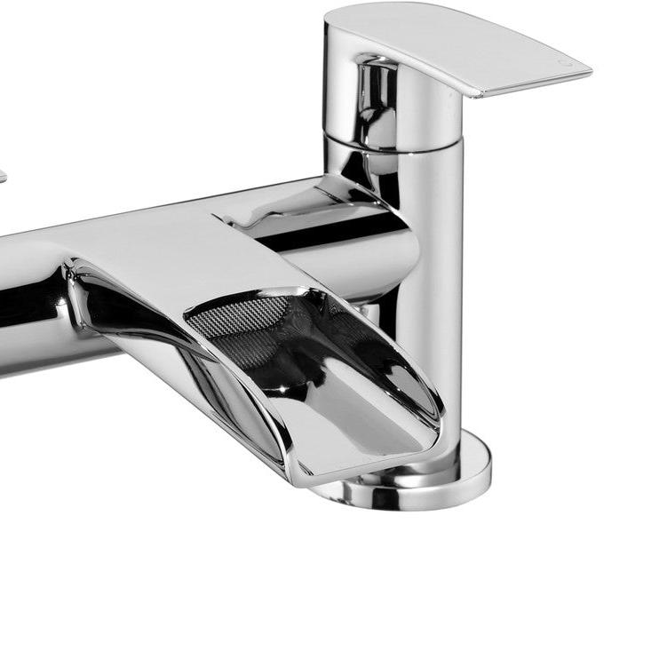 Nicci Chrome Bath Filler Mixer Tap - bathandtile