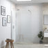 rosa 1000mm wetroom panel support bar, Alessio, Chrome, Shower Enclosures, Walk In Shower Enclosures, 2