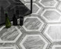 activ bardiglio deco hexagon tiles 330x285mm, Floor Tiles, Patterned Tiles, Porcelain Tiles, Wall Tiles, Grey Tiles, 1