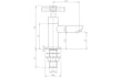 oxford chrome basin taps, Alessio, Chrome Basin Taps, Taps, 5