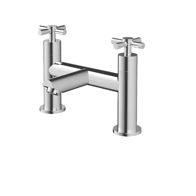 Oxford Chrome Bath Mixer Tap - bathandtile