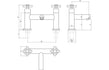 oxford chrome bath mixer tap, Alessio, Chrome Bath Taps, Taps, 6